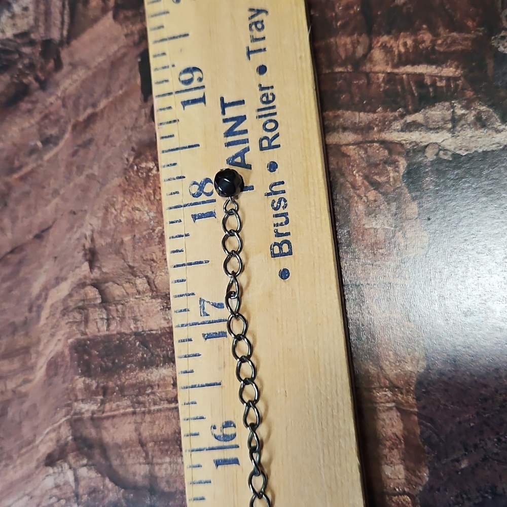 Boutique Black Beaded 5 Strand Necklace - Picture 7 of 7
